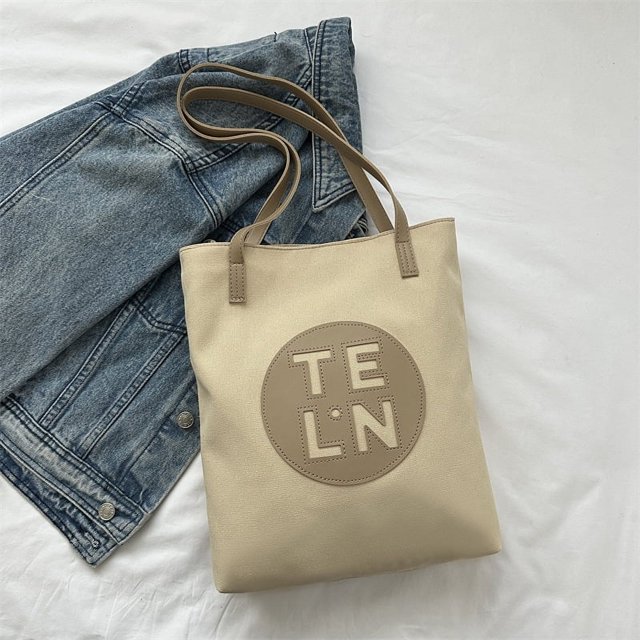 Bolso de mano de gran capacidad para el tiempo libre, bolso de hombro para mujer, bolso de mano para clases de recuperación, primavera y verano 2025, nuevo, combinable.