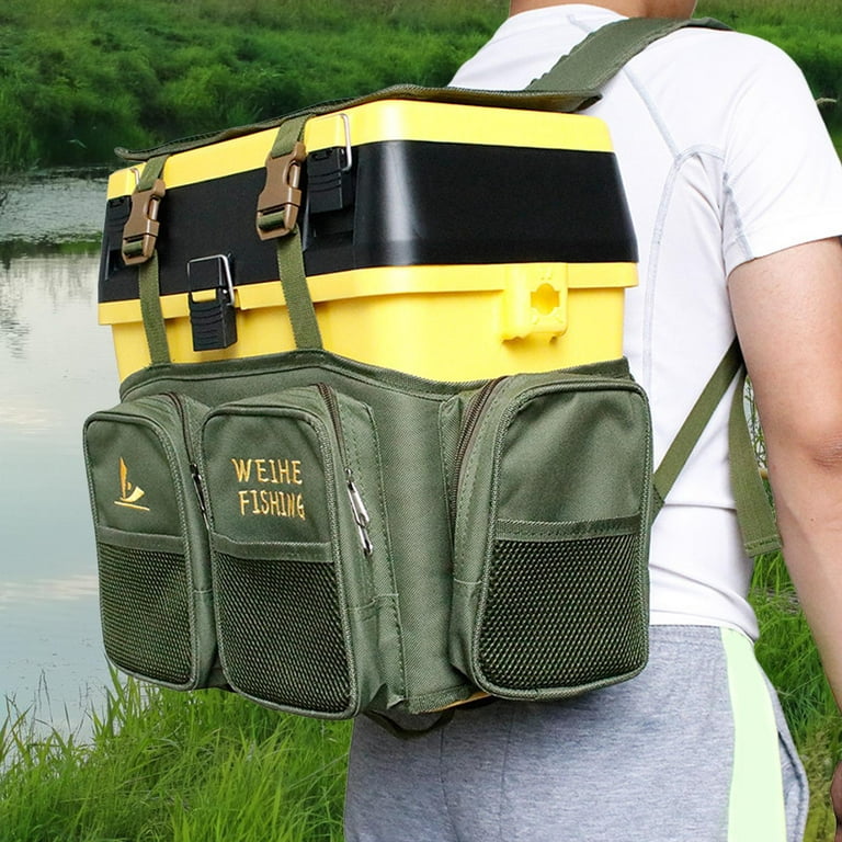 Portable Fishing Tackle Bag Organizer Lure Holder Resistant Durable  Multiple Pockets Waterproof for Fishing Climbing Hiking Hiking