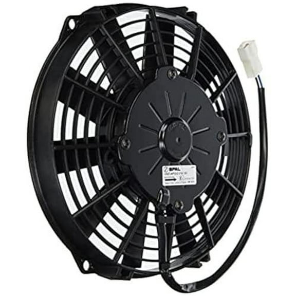 Spal 30100392 9" Straight Blade Low Profile Fan, Black
