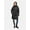 Black, variant on Women's Mid-Lenght Quilted Winter Coat - Removable Hood - Water-Repellent - Kaltnäschen 16