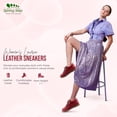 thumbnail image 5 of Spring Step Women's Lauria Leather & Suede Casual Shoes–Lace-Up Zip Sneakers with Arch Support, Removable Insole & Thick Rubber Sole–Stylish All-Day Comfort, 5 of 9