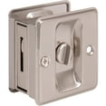 thumbnail image 2 of Square Pocket Door Lock, Privacy (Bed/Bath) Latch, Satin Nickel by Stone Harbor Hardware, 2 of 3