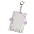 thumbnail image 2 of Photocard Holder Keychain Cartoon Photocard Holder ID Cards Protective Sleeve,1pcs, Purple, 2 of 5