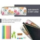 thumbnail image 5 of Fotbe Colorful Flowers Estuche para Lápices de Cuero con Estampado, Estuche con Cremallera Resistente, Organizador Compacto y Elegante para Papelería, 5 of 7