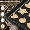 thumbnail image 4 of Mini Toaster Oven Pan, 9x7x1 Inch Small Baking Sheet Tray for Cookies Cake, Nonstick Carbon Steel Baking Pan for Bacon Steak, Nontoxic & Easy Clean, Heat & Warp Resistant, 4 of 7