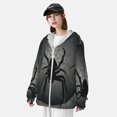thumbnail image 3 of Fotbe Black Spiders Chaqueta con Protección Solar UPF 50+ para Hombre y Mujer, Camisa con Capucha y Bolsillos-Large, 3 of 7