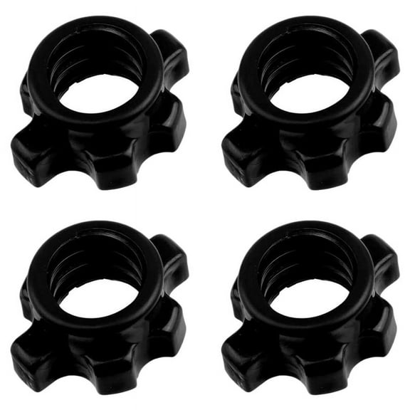 4Pcs Dumbbell Bar Nut Barbells Screw Clamp Dumbell Weight Lifting Fitness Equipments Accessories