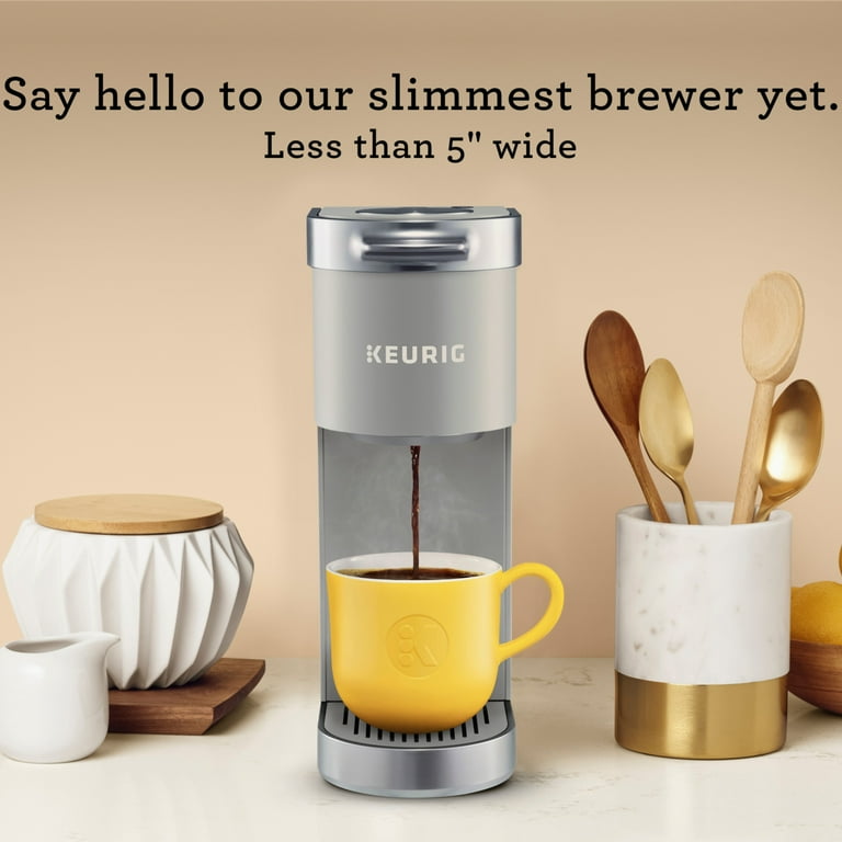 Keurig K Mini Plus Single Serve K Cup Pod Coffee Maker Studio Gray