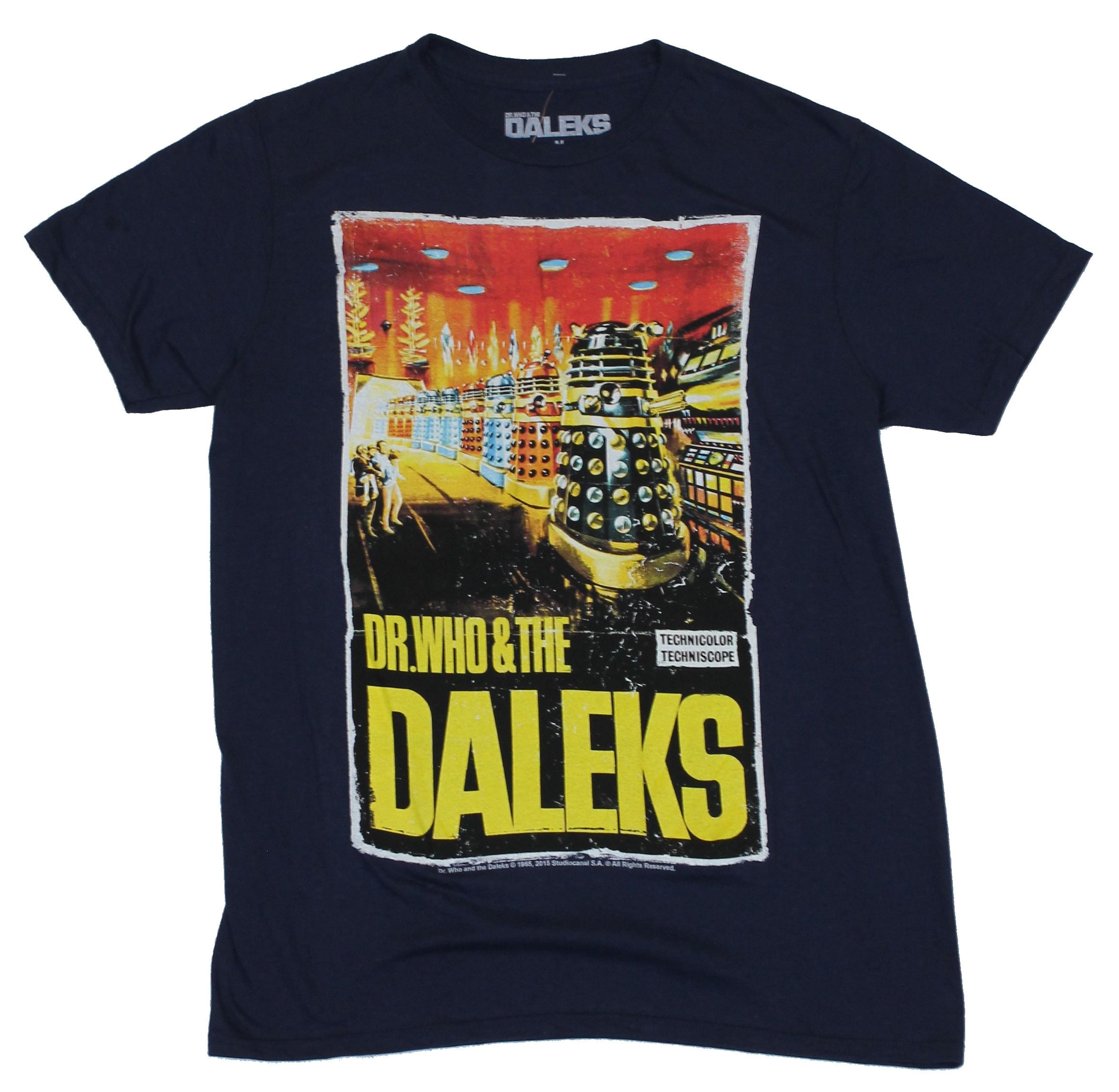 Dr who and the daleks t shirt Clearance