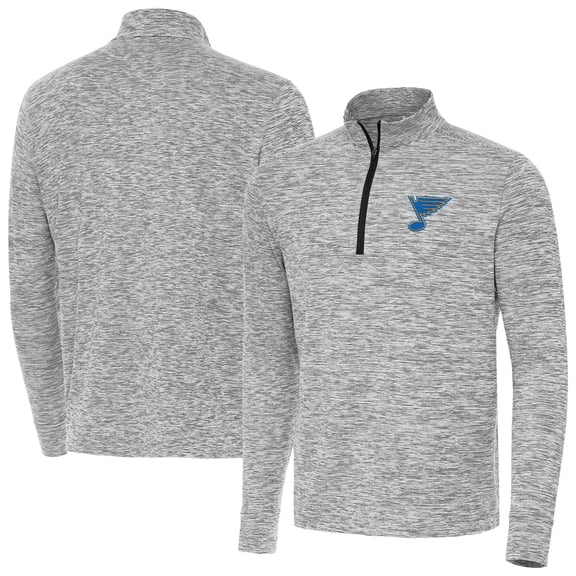 Men's Antigua Black St. Louis Blues Cause Quarter-Zip Jacket