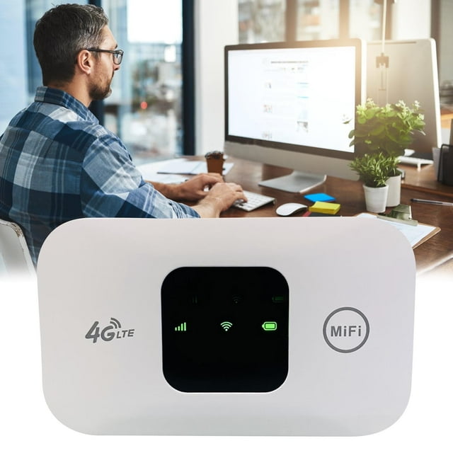 Punto de acceso móvil 4G, enrutador inalámbrico de alta velocidad, WiFi portátil de bolsillo, punto de acceso de red pequeño para exteriores de automóvil.