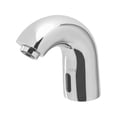thumbnail image 2 of Sloan SF-2100 Sensor Activated Touch-Free Faucet, Commercial Grade w/Mounting Hardware - 0.5 GPM Plug Adapter Hardwired Deck-Mounted Low Body with 4" Trim Plate, Polished Chrome Finish, 3362103, 2 of 9