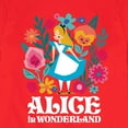 thumbnail image 3 of Alice In Wonderland - Alice In Wonderland Flower Art - Toddler And Youth Long Sleeve Graphic T-Shirt, 3 of 5