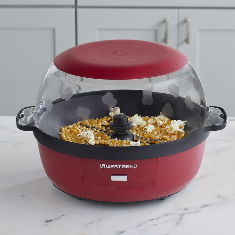 West Bent ポップコーンメーカー5.7L West Bend Stir Crazy Hot Oil Popcorn Popper, Popcorn Maker Machine