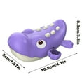 thumbnail image 3 of Jouet de Bain Crocodile à Remonter Violet pour Enfants, 3 of 4