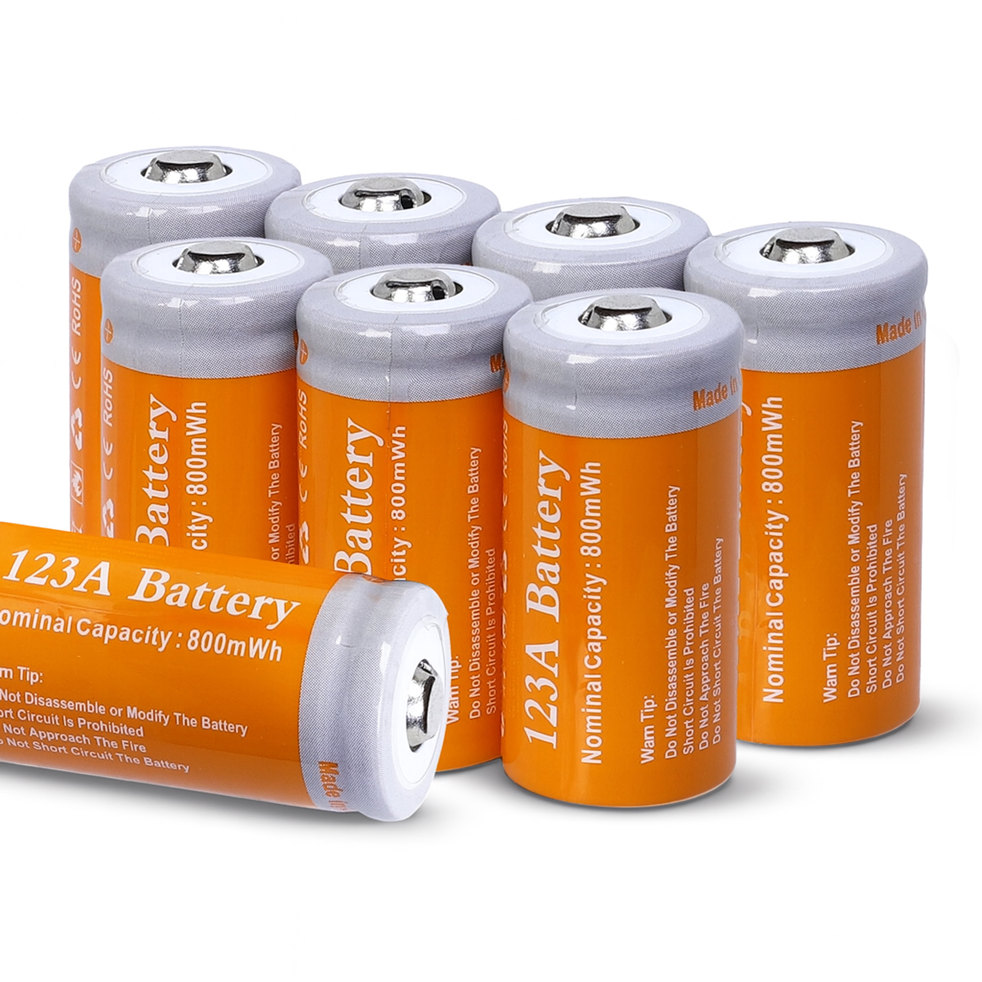ICR 16650 3.7V 1600mAh Flat Top Rechargeable Battery - Unprotected