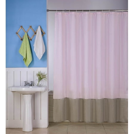 1pc H10 Light Pink Taupe Faux Silk 2 Shades Solid Bathroom Bath 1pc H10 Light Pink Taupe Faux Silk 2 Shades Solid Bathroom Bath Fabric Shower