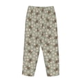 thumbnail image 3 of Lsque Bees And Chamomile Print Women's Pajama Pants, Lounge Pant - Comfortable Home Wear,Elastic Waistband, Stylish Design-Small, 3 of 9