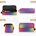 thumbnail image 4 of Hair Tools Storage with Heat Resistant Mat- Rainbow Gradient Background Printed Curling Iron Travel Bag/Flat Iron Case for Women, 4 of 8