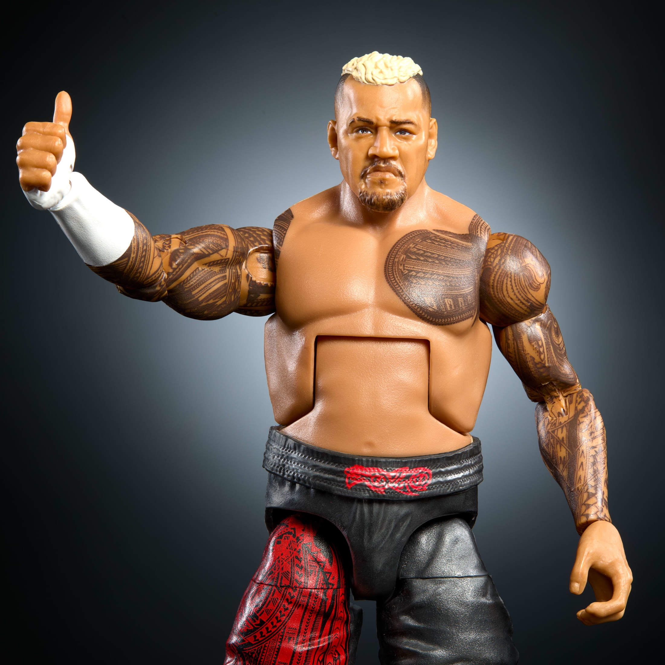 WWE Elite Top Picks Solo Sikoa Action Figure & Accessories Set, 6-inch Collectible