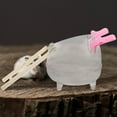 thumbnail image 4 of PAMINGONO Hamster Bathtub Sink Transparent Wood Daily Use Bath House 1Pack, 4 of 7