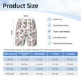 thumbnail image 4 of Cauagu Rose Flowers Print Swim Trunks for Men,Youth Boys Swim Shorts Compression Liner Beach Shorts Boys' Swimming Shorts 7-20 Years Bathing Suit-Large, 4 of 7