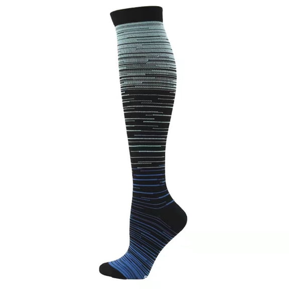 Spring Savings Idoravan Socks for Men Mid Crew Men Women Color Pattern Gradation Colour Mixture Nylon Crew Socks