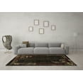 thumbnail image 3 of Ahgly Company Indoor Rectangle Abstract Brown Modern Area Rugs, 2' x 3', 3 of 4