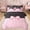 Pink Black, variant on Erosebridal Bowknot Polka Dot Bedding Comforter Set, White Black Love Heart Queen Bedding Sets for Girls Kids Teens, Polka Dot Reversible, 7pcs