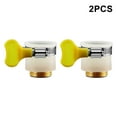 thumbnail image 1 of BUYISI 22Mm Universal Faucet Interface 4 Points Coarse Tooth Adapter Kitchen Bathroom Faucet Tap Converters Garden Hose Connection 2Pcs, 1 of 8