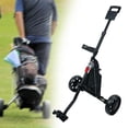 thumbnail image 1 of Colaxi Chariot Poussoir de Golf à 2 Roues, Chariot Porte-Sac de Golf, Chariot Poussoir, Équipement de Golf, Chariot de Golf Compact, Chariot de Golf, Chariot Sac de Golf Noir, 1 of 8