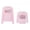 Pink Colorful, variant on Mommy and Me Matching Outfits Letter Print Long Sleeve Crewneck Sweatshirt Pullover Tops