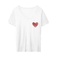 thumbnail image 3 of Blusas blancas de manga corta para mujer para ir de compras, ir al trabajo o para vacaciones. SG, 3 of 9
