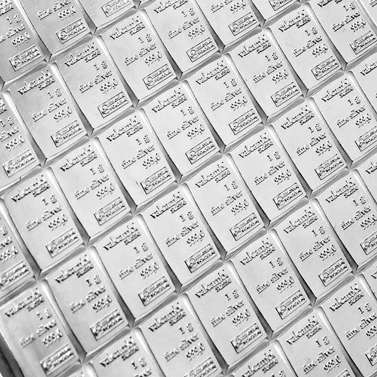 新品未開封　スイス ヴァルカンビ Valcsmbi シルバー　1g x 100個 新品未開封 スイス ヴァルカンビ Valcsmbi シルバー 1g x 100個 スイス