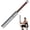 Upgrade Silver-17.5lbs, variant on Adjustable Macebell Clubbell for Strength , Steel Indian Club for Full , , , Grips & Forearms Workouts to Stretching