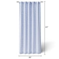 thumbnail image 7 of Mainstays Kids Spring Periwinkle and Metallic Silver Stars Sheer Overlay Blackout Rod Pocket with Back Tabs Single Curtain Panel, 38" W x 63" L, 7 of 7