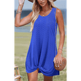 thumbnail image 5 of Women Beach Fashion Twisted Dress Blue S, 5 of 8