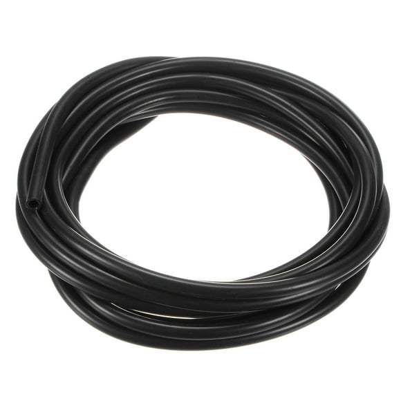1 Pack 5 Meter Silicone Tubing, 5x8mm(IDxOD) Silicone Rubber Tube Flexible Hose Black