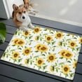 thumbnail image 5 of Sunflower Bathroom Rug Washable 2x3 Entryway Rug Non Slip Farmhouse Flowers Summer Botanical Front Door Mat Low Pile Indoor Doormat Throw Floor Carpet for Kitchen Bedroom Entrance, 5 of 8