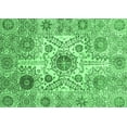 thumbnail image 1 of Ahgly Company Indoor Rectangle Abstract Emerald Green Modern Area Rugs, 3' x 5', 1 of 4