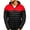 Red, variant on Brondbend Men's Coats Men's Fall Jacket Hooded Long Sleeved Zipper Pocket Outerwear Multicolor Thick Jacket Loose Fit Travel Tops Black