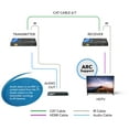 thumbnail image 5 of OREI 4K HDMI Extender Balun -HDBaseT UltraHD 4K @60Hz 4:4:4 over Single CAT5e/6/7 Cable with HDR ARC  (UHD-EXB132AR-K), 5 of 9