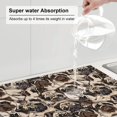 thumbnail image 5 of Yiaed Pug Print Highly Absorbent Microfiber Kitchen Counter Mat, Dish Drying Pad for Dishes, Utensils, Pots and Pans, Large 18" x 24", 5 of 7