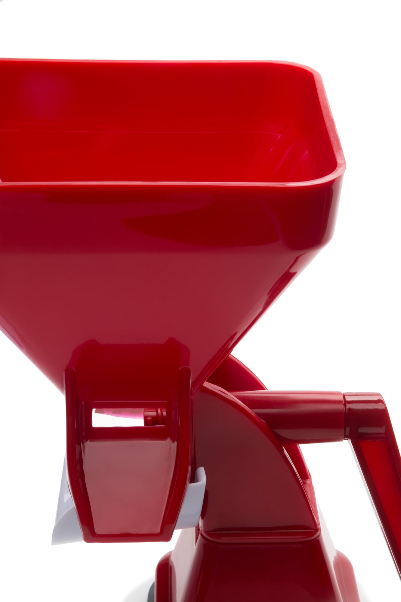 Fox Run Red Plastic Manual Crank Tomato Press / Sauce Maker with