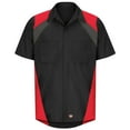 thumbnail image 2 of Red Kap Men's Short Sleeve Tri-Color Shop Shirt, 2 of 6