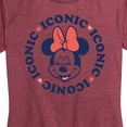 thumbnail image 3 of Mickey & Friends - Minnie Iconic Repeated - Women's Short Sleeve Graphic T-Shirt, 3 of 5