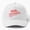 White, variant on Mr Impossible Baseball Cap, Bold Character Statement Graphic Design, Classic Hat