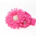 thumbnail image 1 of Baby Roasted Flower Headband Diamond Feather Headband for Newborn Birthday Photo Props Headwrap Infant Hair Flowers BebeTurban, 1 of 4