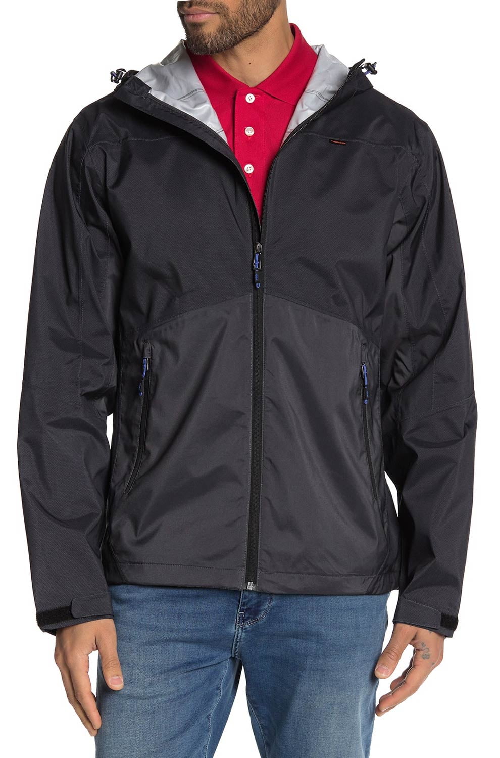 Overhead seam sealed hooded jacket Clearance