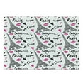 thumbnail image 1 of Paris Cutting Board, Eiffel Tower Lipstick Kiss Heart Shape Words Love Touristic Architecture, Decorative Tempered Glass Cutting and Serving Board, Large Size, White Black Pink, by Ambesonne, 1 of 1